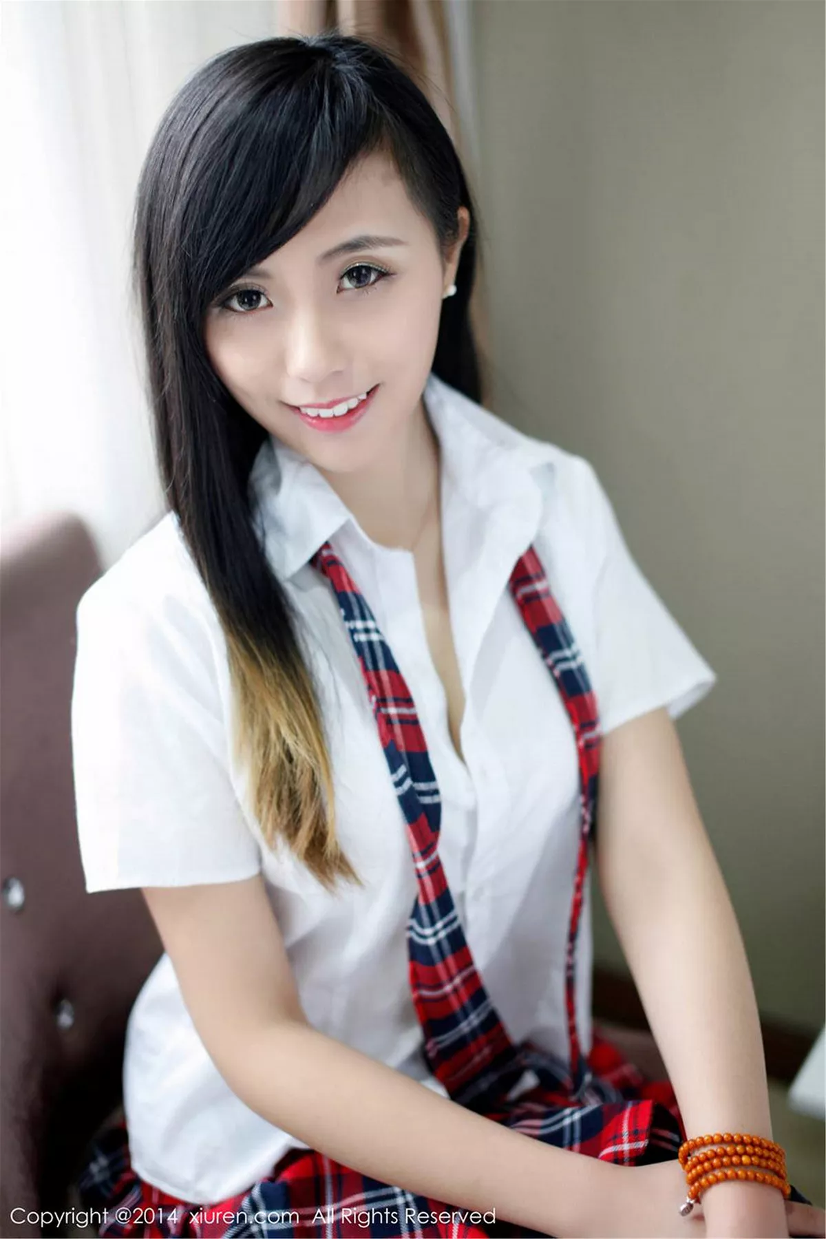秀人集.com_[XiuRen秀人网]No.254_甜美模特谢忱倬学生制服诱惑+圣诞主题系列海量写真133P