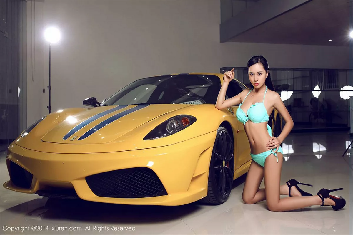 秀人集.com_[XiuRen秀人网]No.252_大胸嫩模黄可christine香车美女性感内衣系列写真60P