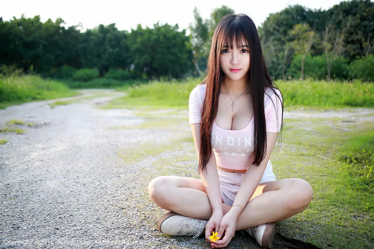 秀人集.com_[XiuRen秀人网]No.345_内地嫩模夏瑶baby白色紧身上衣秀完美身材豪乳诱惑写真42P