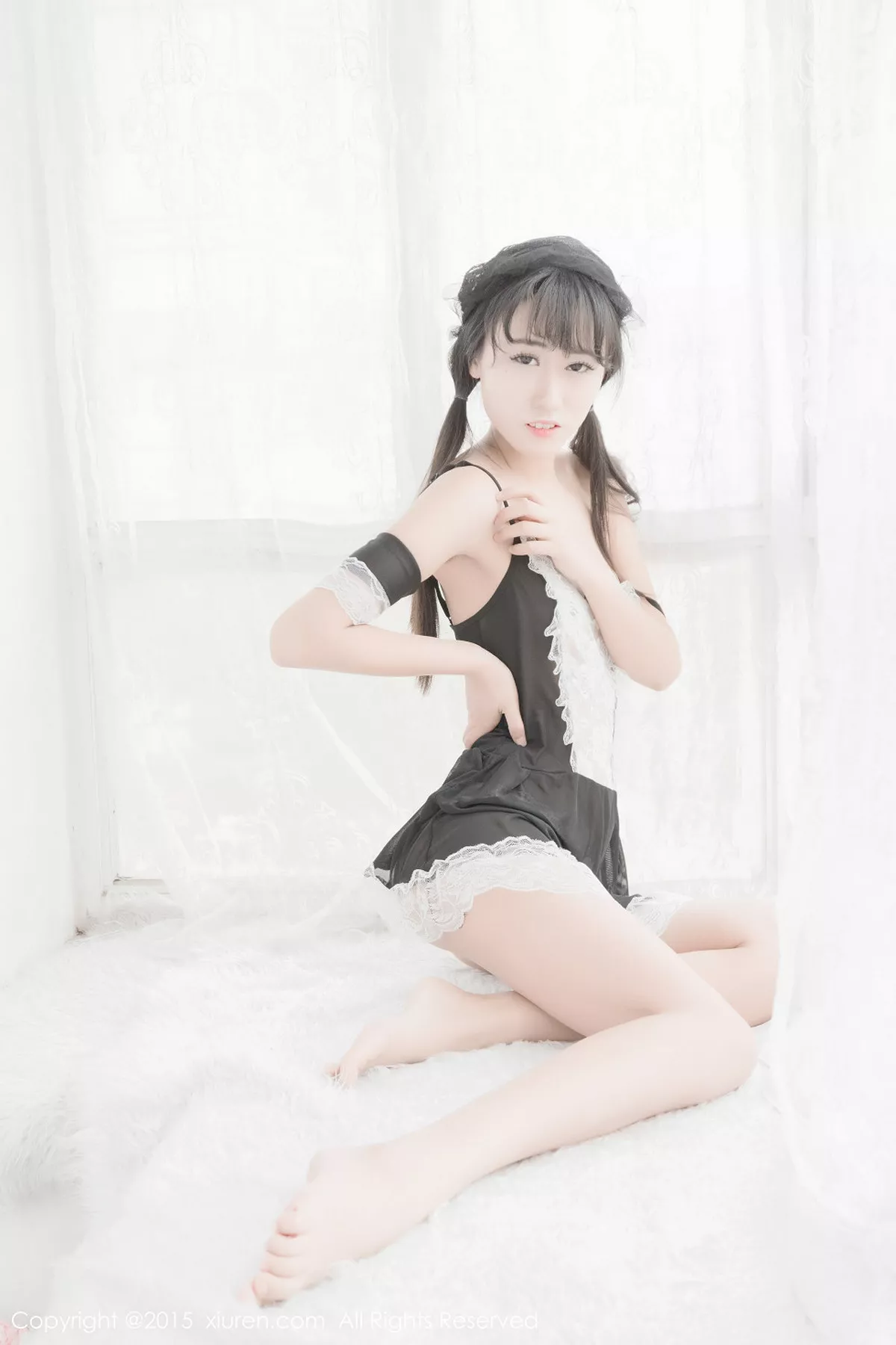 秀人集.com_[XiuRen秀人网]No.319_秀发美女素素subaby居家私房透明黑纱情趣内衣诱惑写真50P