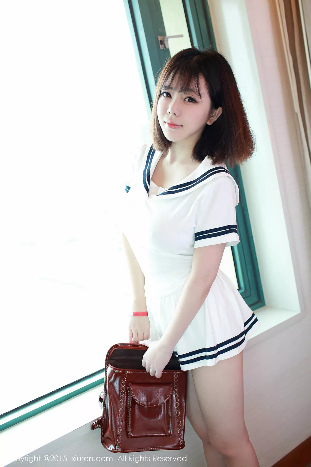秀人集.com_[XiuRen秀人网]No.390_巨乳嫩模刘飞儿Faye宿务旅拍脱海军制服秀美乳诱惑写真38P