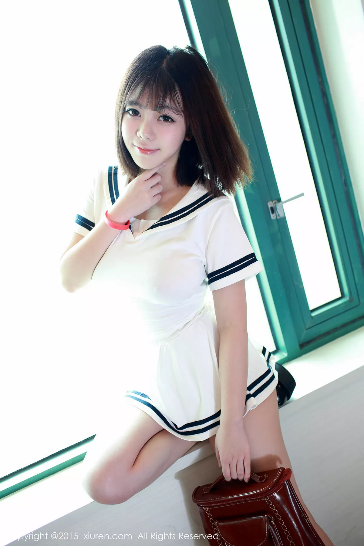 秀人集.com_[XiuRen秀人网]No.390_巨乳嫩模刘飞儿Faye宿务旅拍脱海军制服秀美乳诱惑写真38P