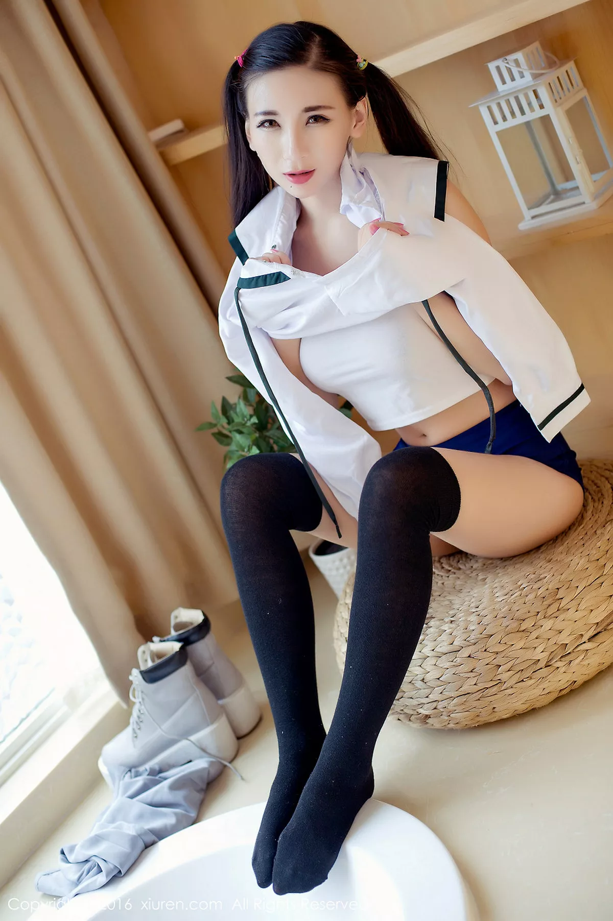 秀人集.com_[XiuRen秀人网]No.603_嫩模赵颖日系清纯校服双马尾辫黑丝美腿妩媚诱惑写真68P