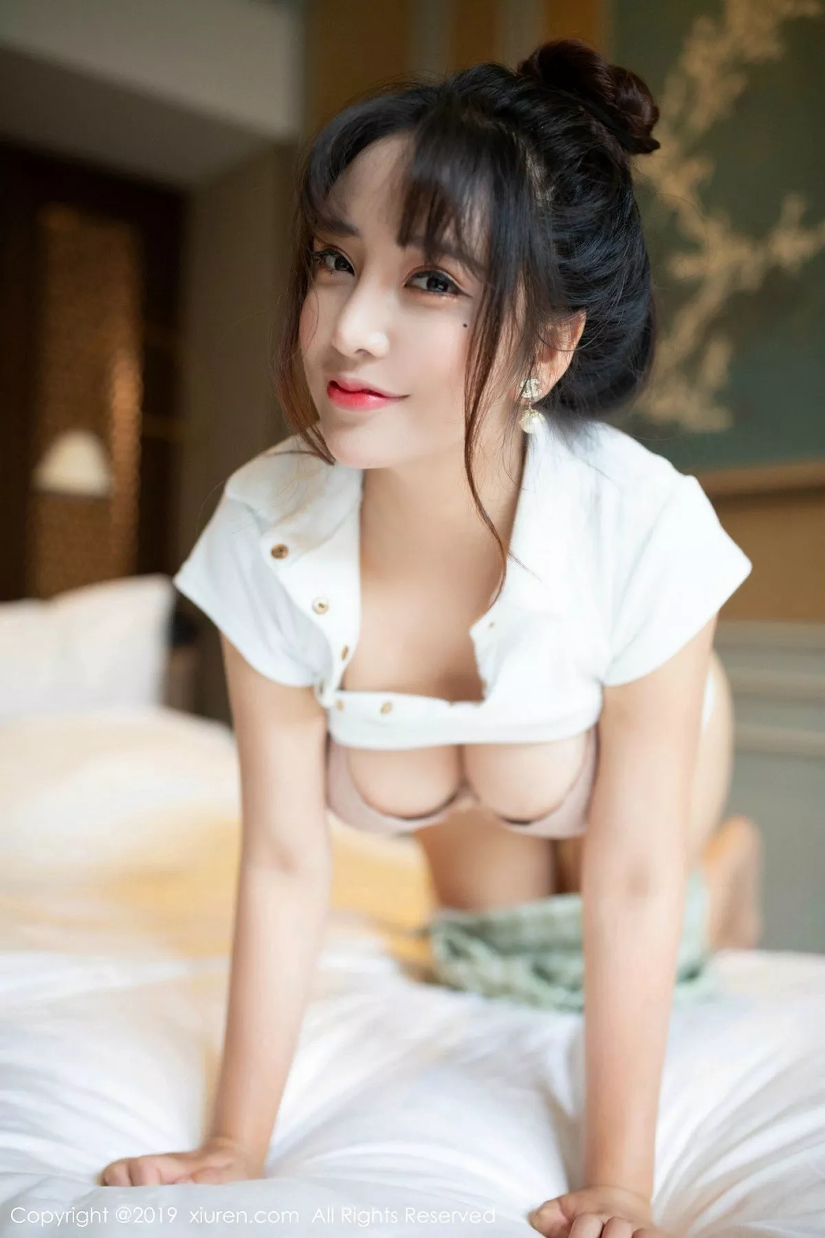 秀人集.com_[XiuRen秀人网]No.1705_嫩模陶喜乐_lele私房学生装半脱露性感内衣秀完美身材诱惑写真70P