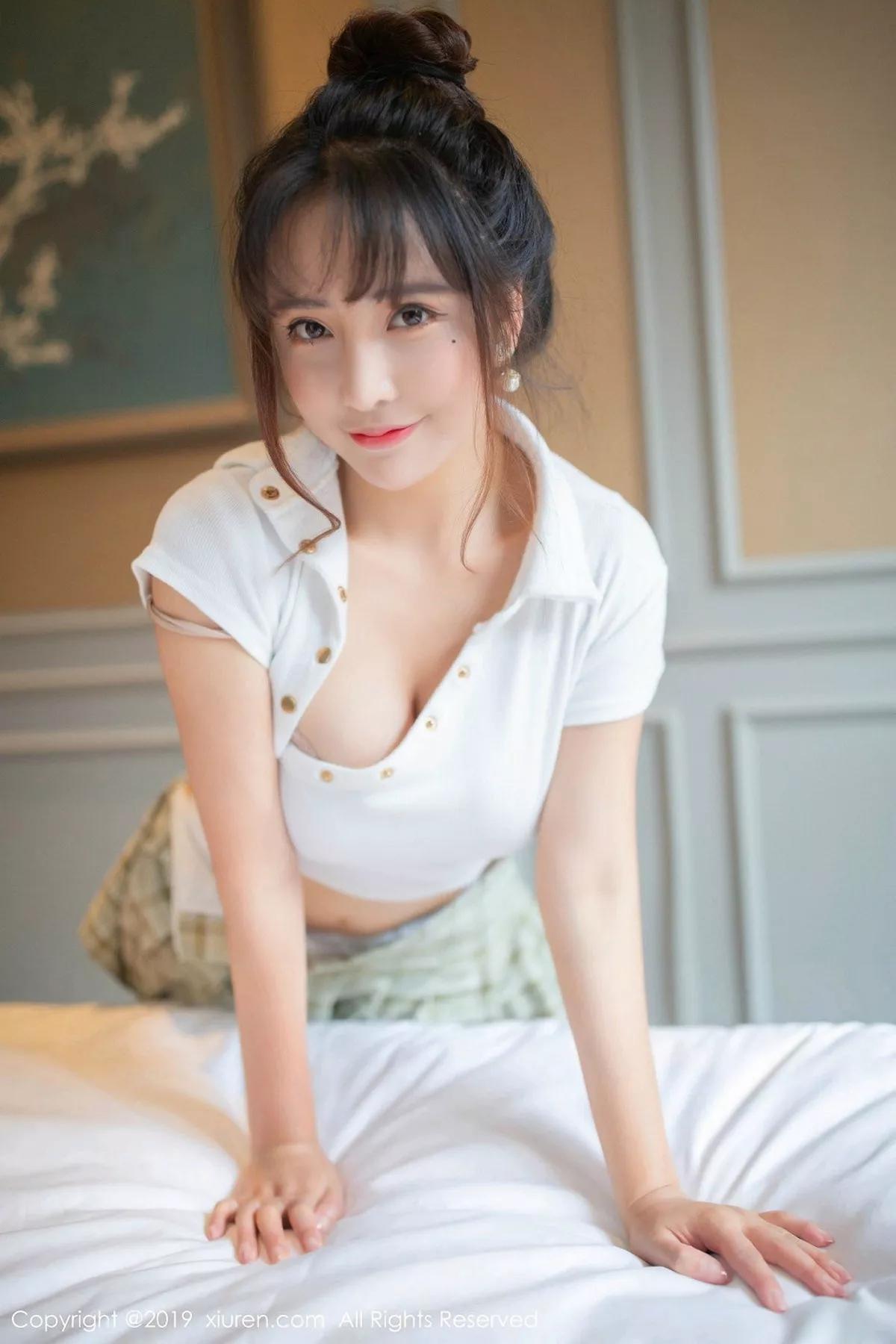 秀人集.com_[XiuRen秀人网]No.1705_嫩模陶喜乐_lele私房学生装半脱露性感内衣秀完美身材诱惑写真70P