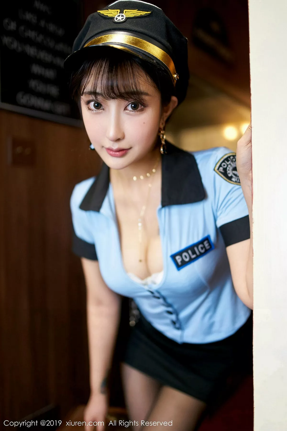 秀人集.com_[XiuRen秀人网]No.1811_嫩模Betty林子欣私房警花制服系列超薄黑丝撩人诱惑写真60P