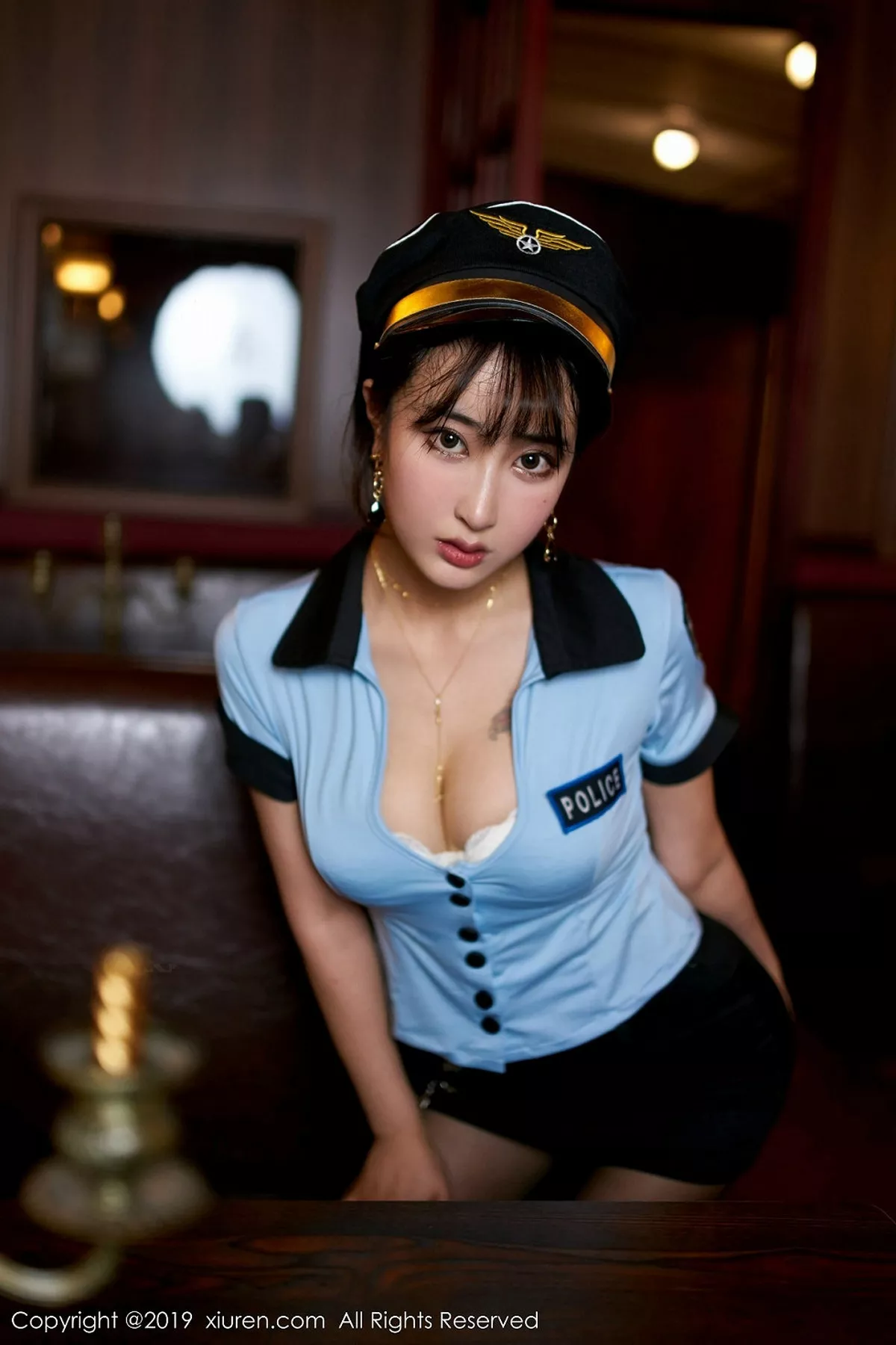 秀人集.com_[XiuRen秀人网]No.1811_嫩模Betty林子欣私房警花制服系列超薄黑丝撩人诱惑写真60P