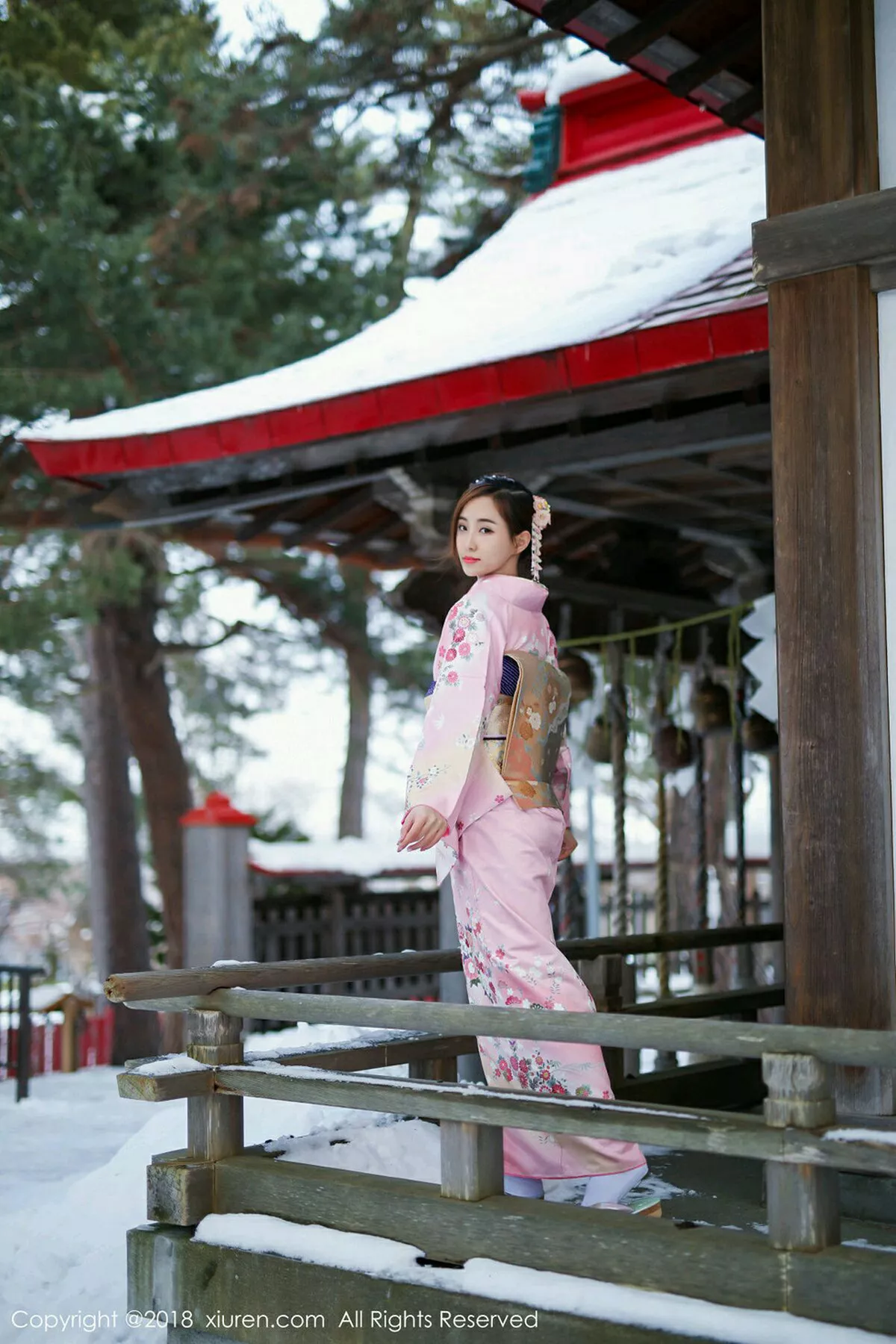 秀人集.com_[XiuRen秀人网]No.1228_美女猫宝北海道旅拍粉色和服+粉色比基尼惹火诱惑写真49P