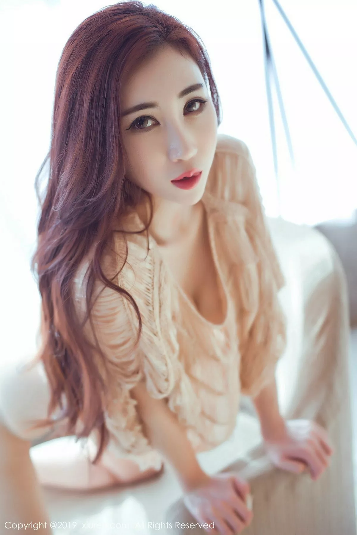 秀人集.com_[XiuRen秀人网]No.1350_完美大蜜孙梦瑶V私房薄纱蕾丝女仆装秀撩人身材诱惑写真46P