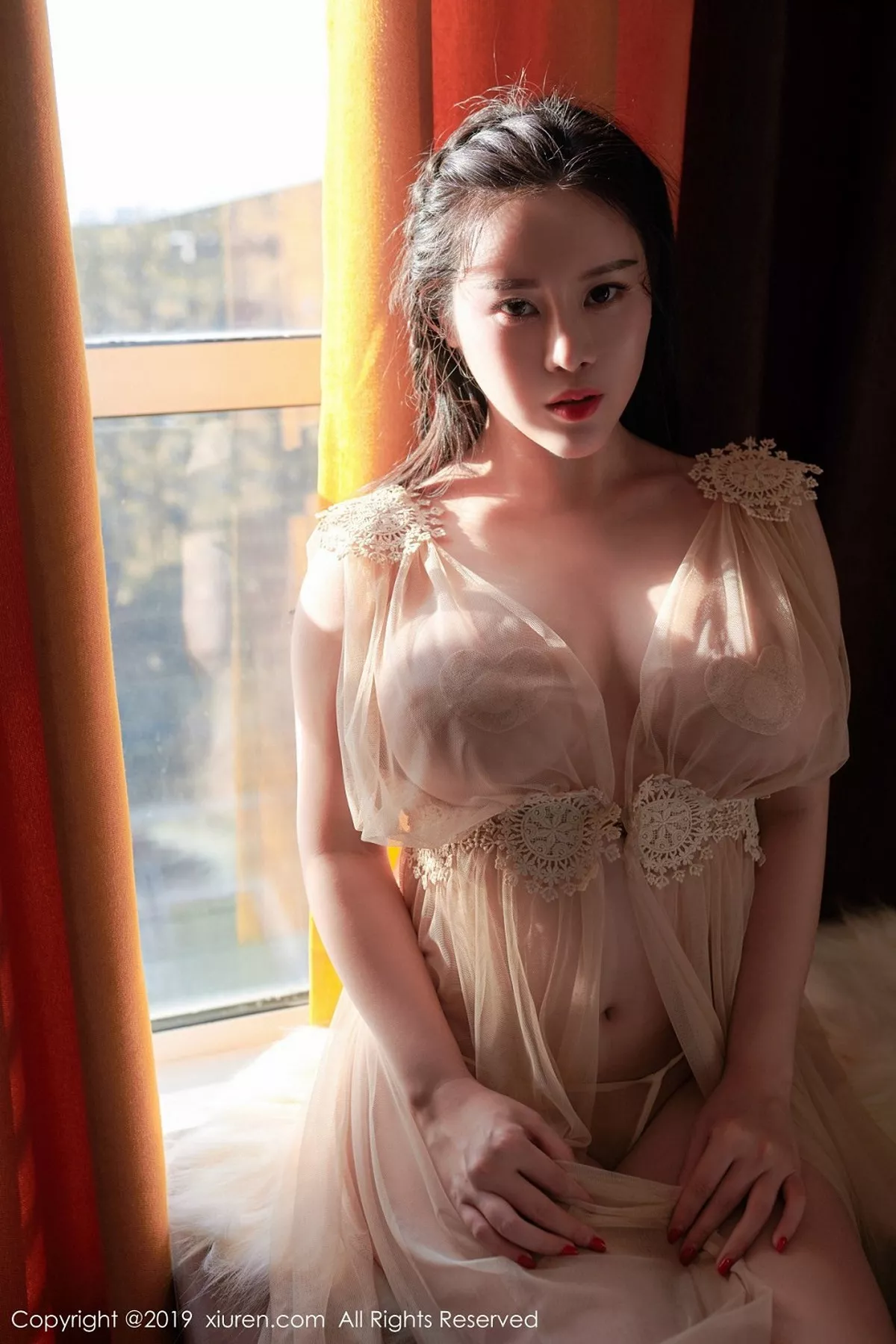 秀人集.com_[XiuRen秀人网]No.1366_嫩模戴渃欣私房粉色薄纱情趣内衣透视秀豪乳极致诱惑写真45P