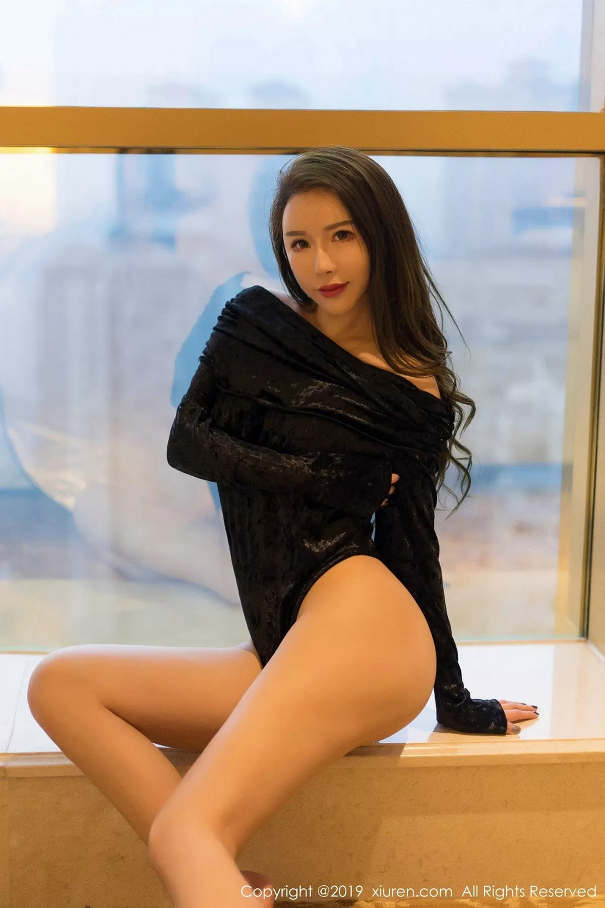 秀人集.com_[XiuRen秀人网]No.1450_女神Egg_尤妮丝私房黑色内衣半脱露丰乳肥臀惹火诱惑写真42P