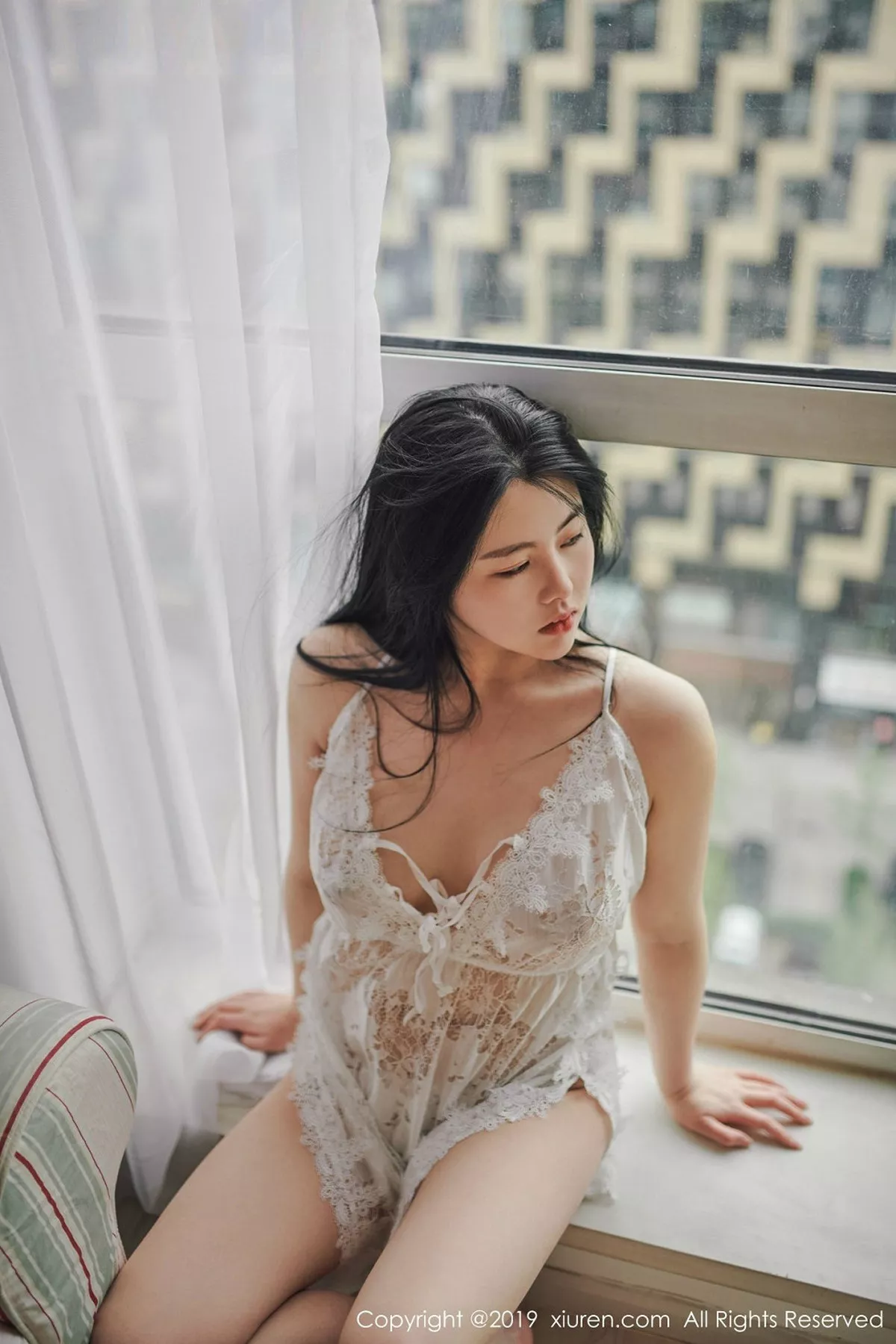 秀人集.com_[XiuRen秀人网]No.1468_嫩模娜露Selena私房白色镂空情趣内衣+护士装完美诱惑写真41P