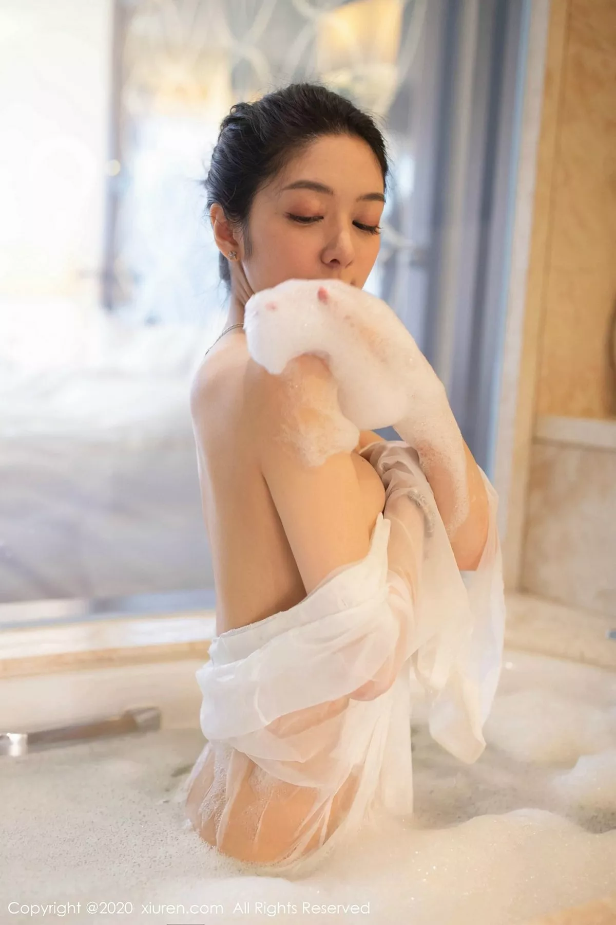 秀人集.com_[XiuRen秀人网]No.2063_嫩模Angela小热巴浴室主题私房性感内衣泡泡浴湿身诱惑写真62P