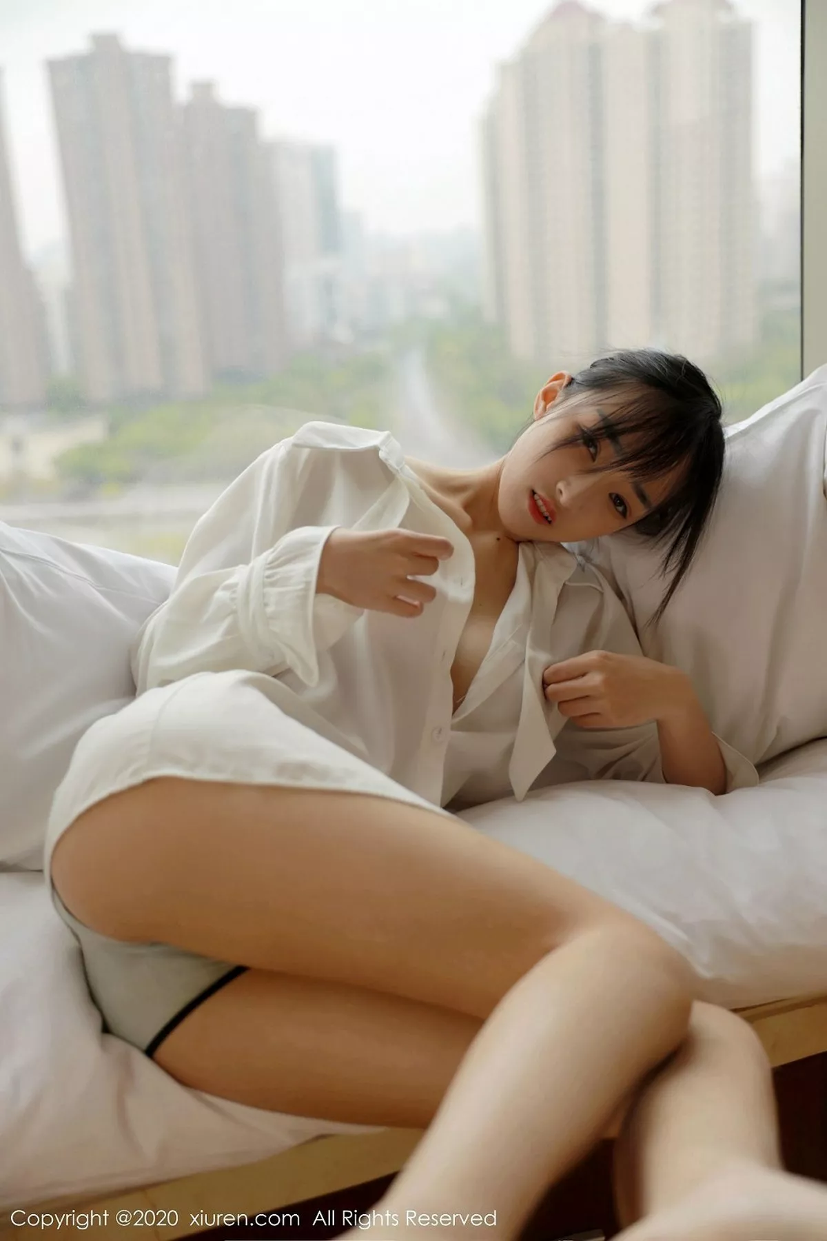 秀人集.com_[XiuRen秀人网]No.2191_嫩模陈梵妮Fanny私房白衬衫大尺度全脱露豪乳遮点诱惑写真37P