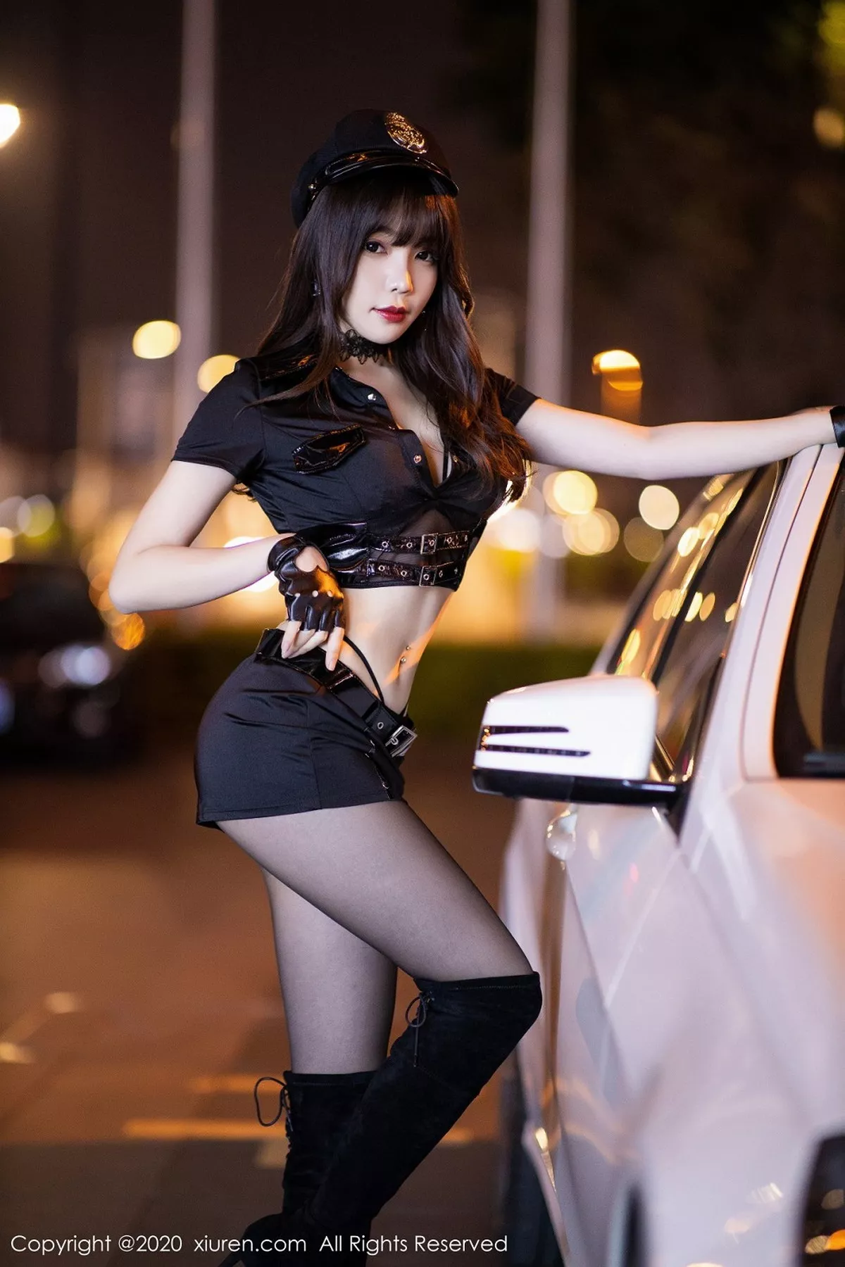 秀人集.com_[XiuRen秀人网]No.2226_女神芝芝Booty私房女警制服主题情趣内衣配黑丝袜魅惑写真80P