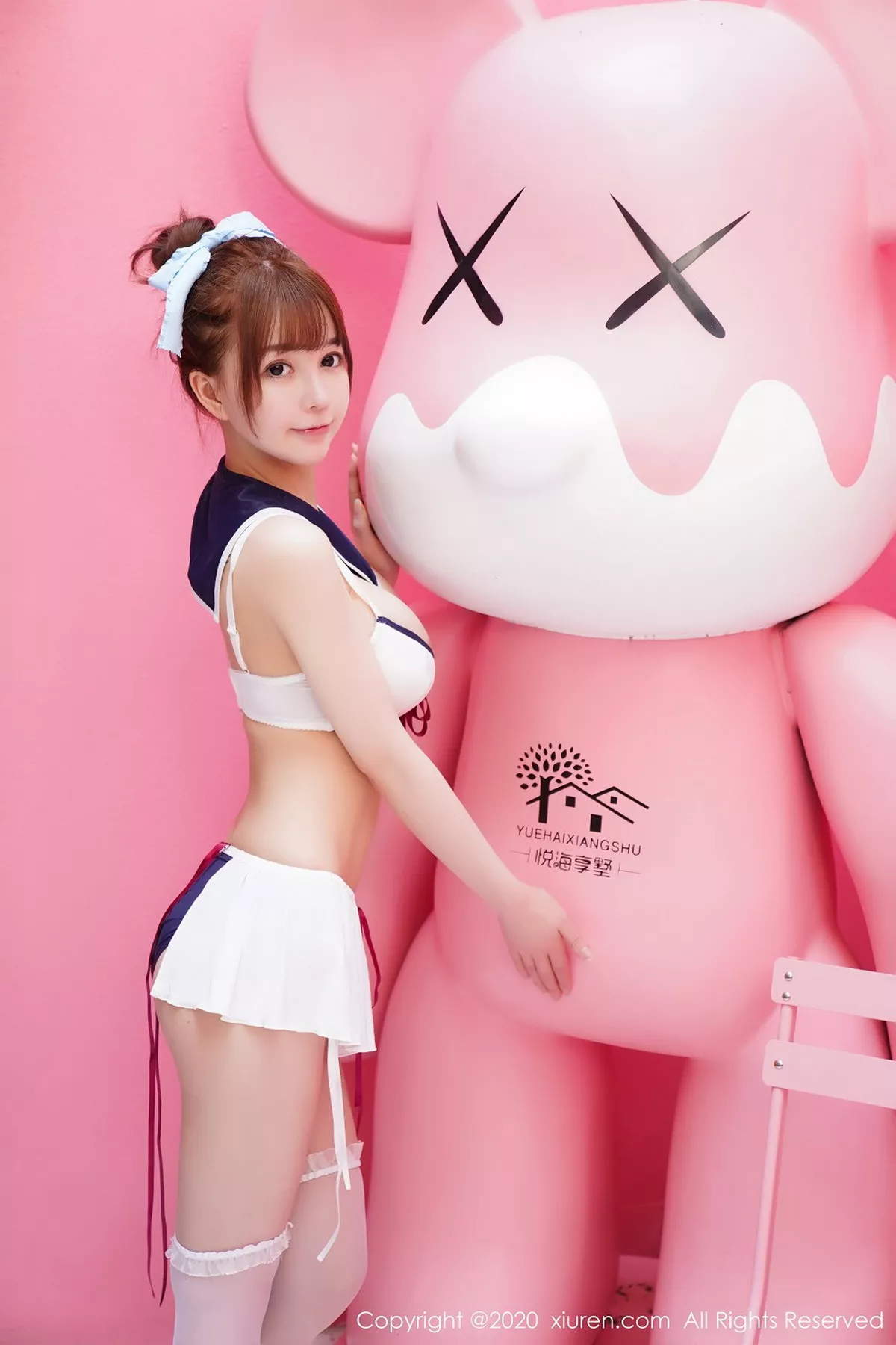 秀人集.com_[XiuRen秀人网]No.2243_嫩模UU酱水手服内衣主题户外半脱露傲人豪乳极致诱惑写真37P