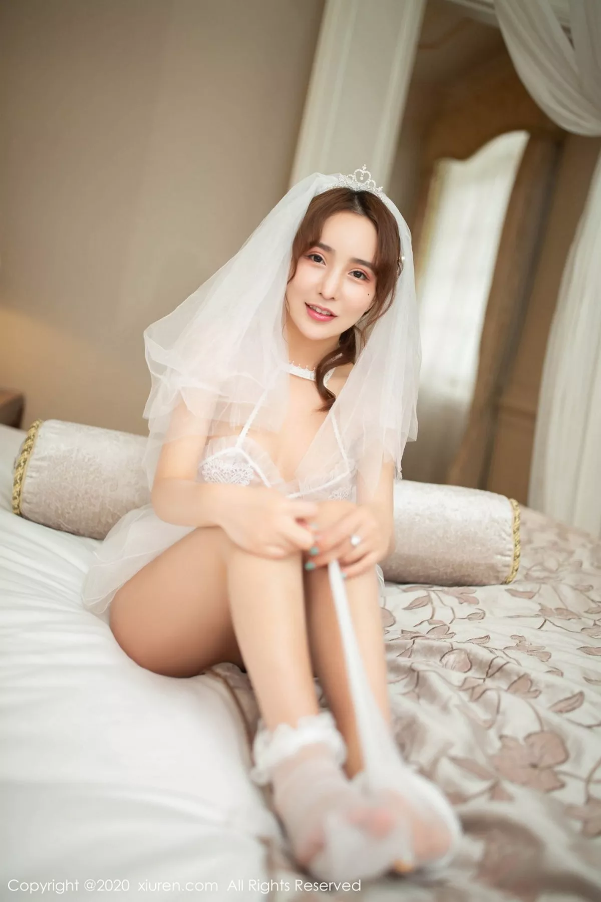 秀人集.com_[XiuRen秀人网]No.2277_嫩模陶喜乐_lele梦幻婚纱主题私房薄纱半脱秀豪乳翘臀诱惑写真49P