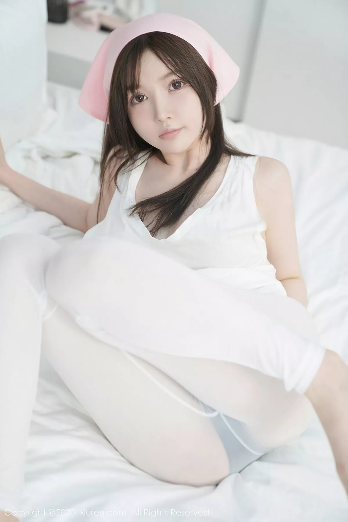 秀人集.com_[XiuRen秀人网]No.2557_女神糯美子Mini性感家政女仆主题超薄无内白丝裤袜极致诱惑写真106P