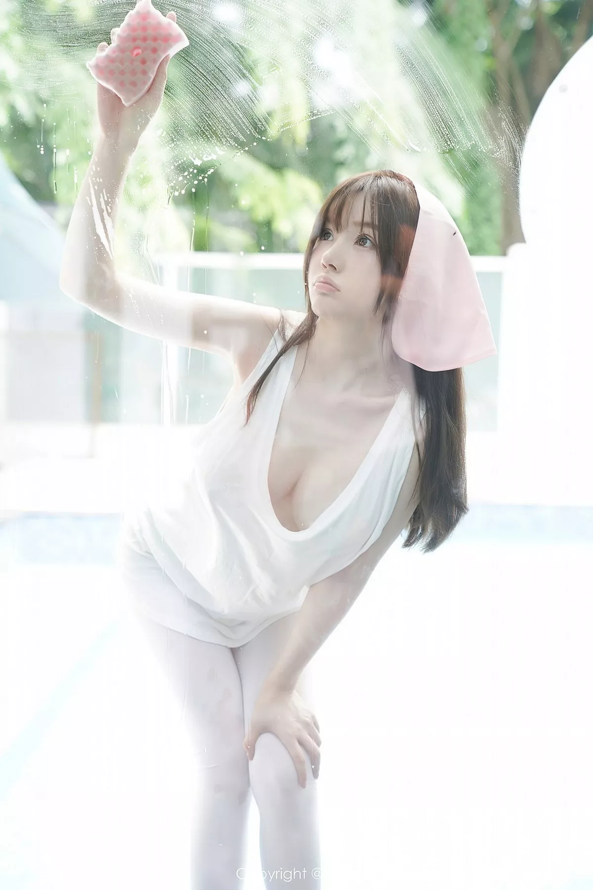 秀人集.com_[XiuRen秀人网]No.2557_女神糯美子Mini性感家政女仆主题超薄无内白丝裤袜极致诱惑写真106P