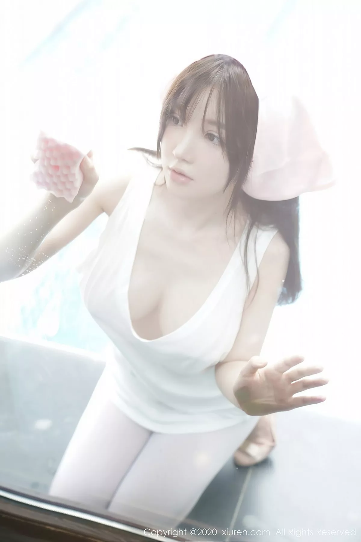 秀人集.com_[XiuRen秀人网]No.2557_女神糯美子Mini性感家政女仆主题超薄无内白丝裤袜极致诱惑写真106P