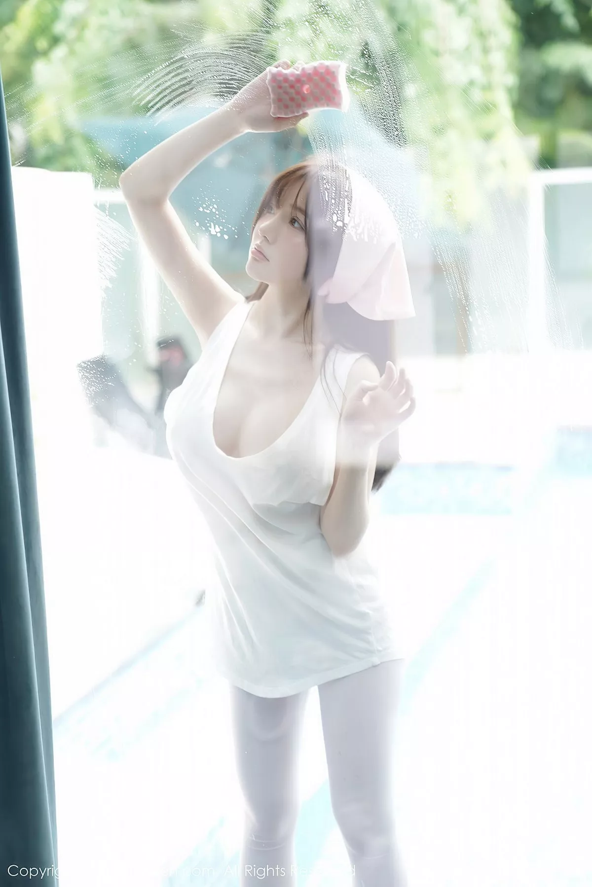秀人集.com_[XiuRen秀人网]No.2557_女神糯美子Mini性感家政女仆主题超薄无内白丝裤袜极致诱惑写真106P