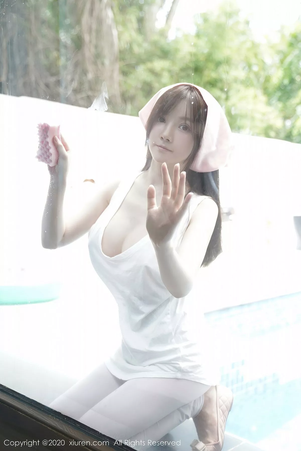 秀人集.com_[XiuRen秀人网]No.2557_女神糯美子Mini性感家政女仆主题超薄无内白丝裤袜极致诱惑写真106P