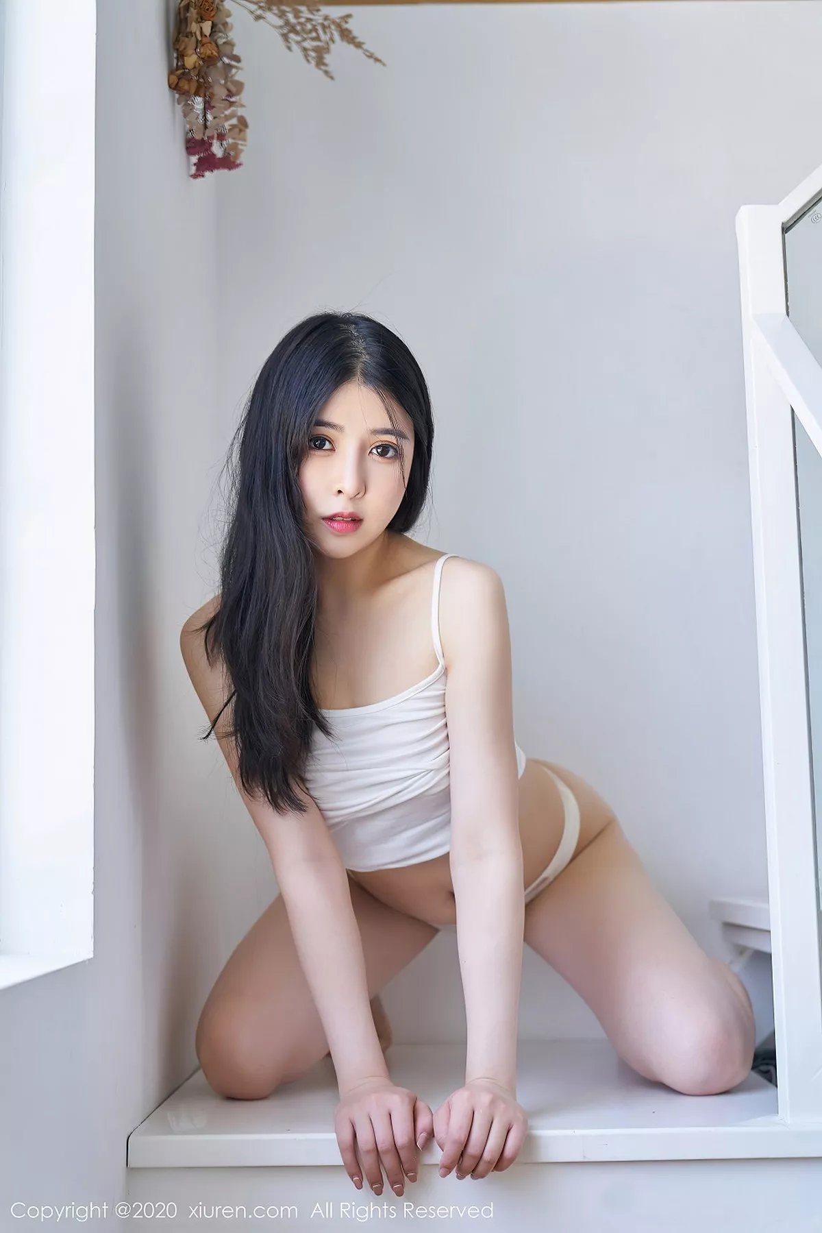 秀人集.com_[XiuRen秀人网]No.2571_嫩模姜贞语私房性感吊带内衣半脱露豪乳拉罐遮点极致诱惑写真62P