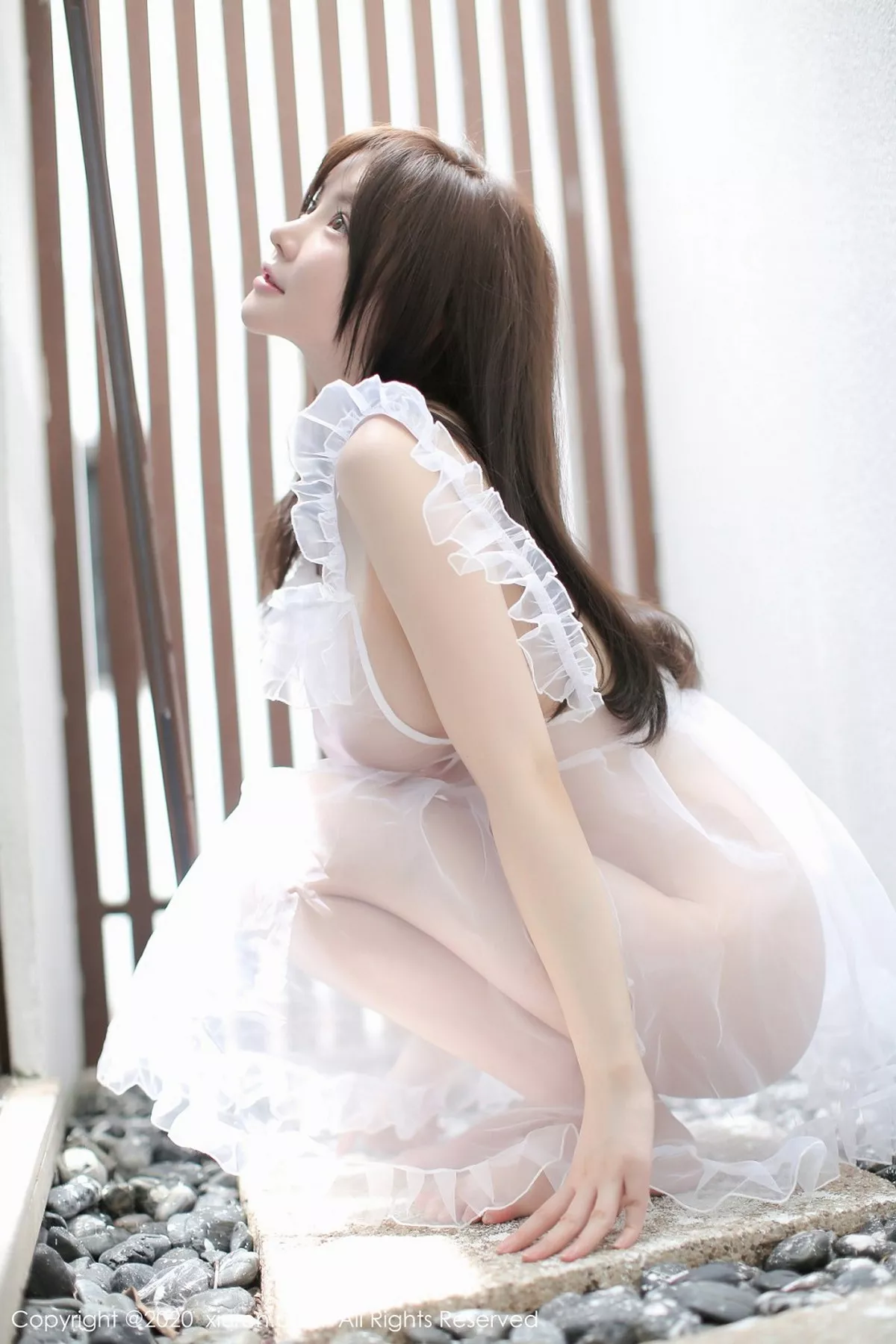秀人集.com_[XiuRen秀人网]No.2660_女神糯美子Mini三亚旅拍白色透视薄纱秀火辣胴体极致诱惑写真38P