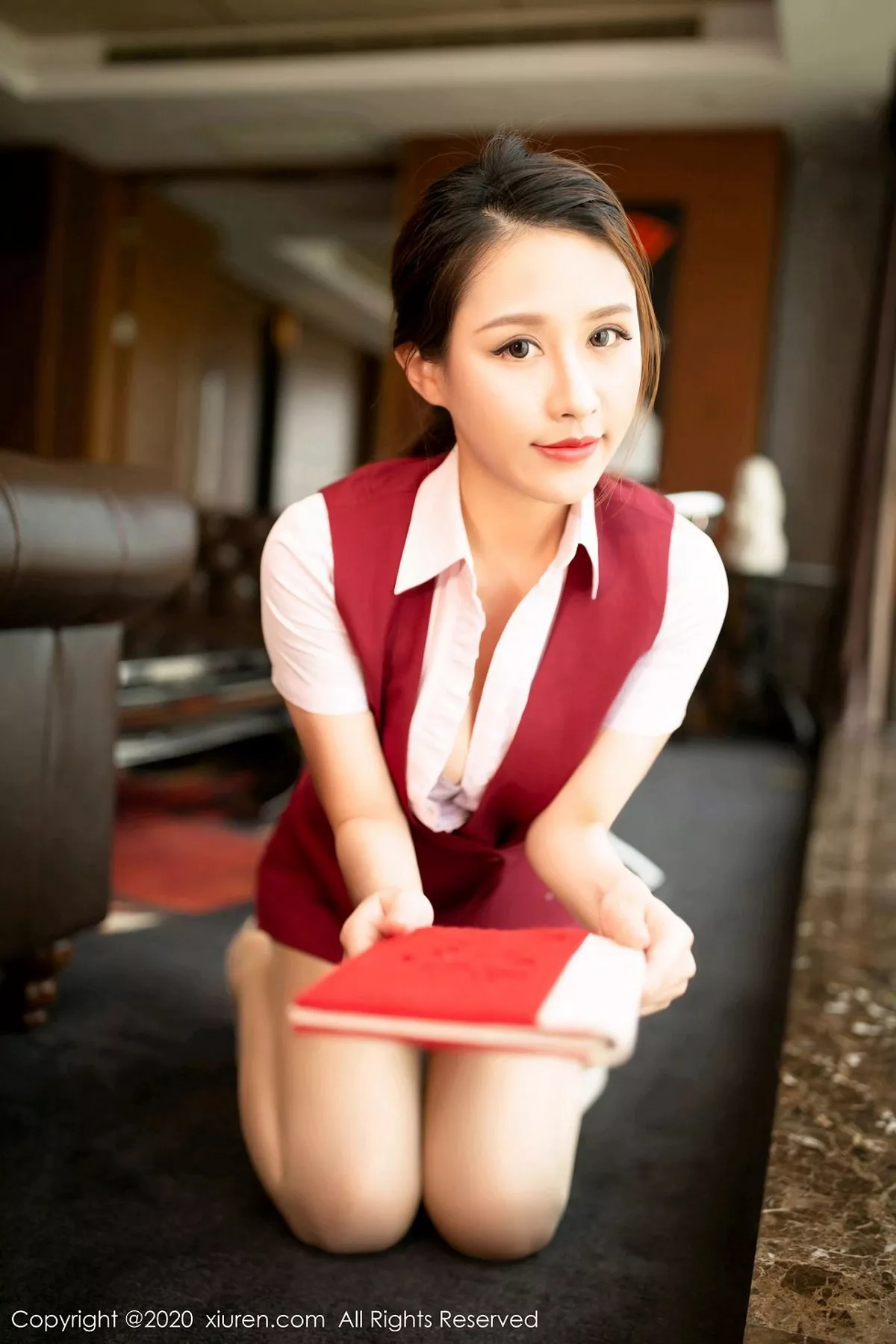图片[2]-[XiuRen秀人网]第2732期徐安安写真-秀人集
