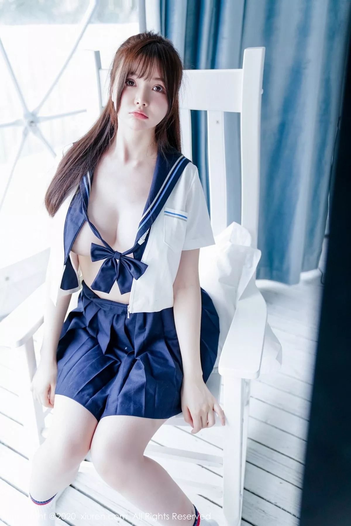 秀人集.com_[XiuRen秀人网]No.2629_女神糯美子Mini三亚旅拍经典学生制服主题私房捆绑撩人诱惑写真45P