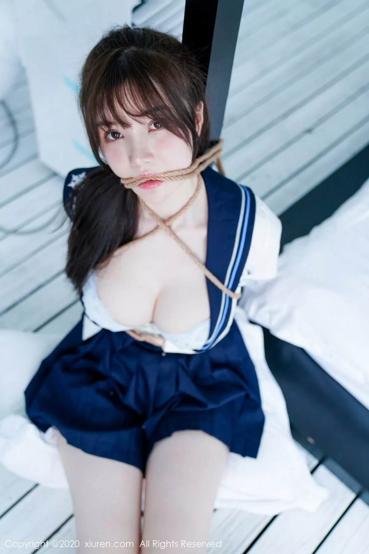 秀人集.com_[XiuRen秀人网]No.2629_女神糯美子Mini三亚旅拍经典学生制服主题私房捆绑撩人诱惑写真45P