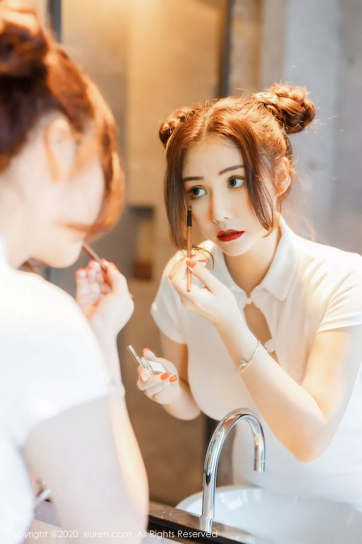 秀人集.com_[XiuRen秀人网]No.2644_嫩模evon陈赞之私房脱白色旗袍露性感白色内衣秀完美身材诱惑写真61P
