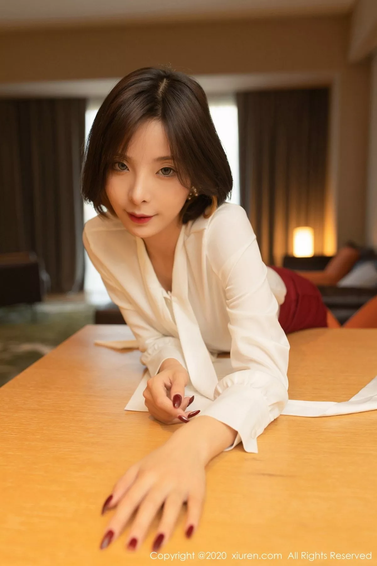秀人集.com_[XiuRen秀人网]No.2835_嫩模陈小喵演员招募主题性感内衣配开档黑丝裤袜露翘臀诱惑写真83P