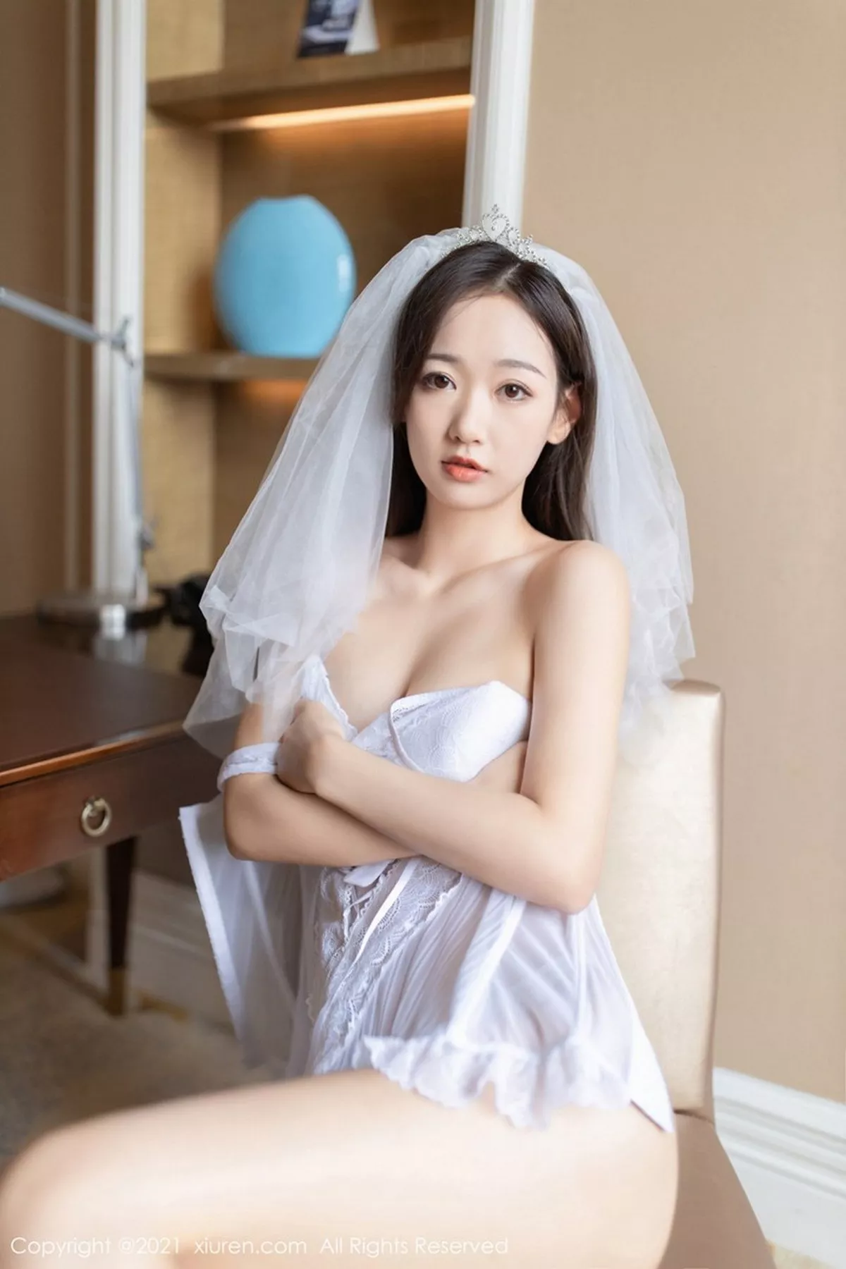 秀人集.com_[XiuRen秀人网]No.2968_嫩模唐安琪白色婚纱主题性感紧身内衣配吊带白丝袜完美诱惑写真66P