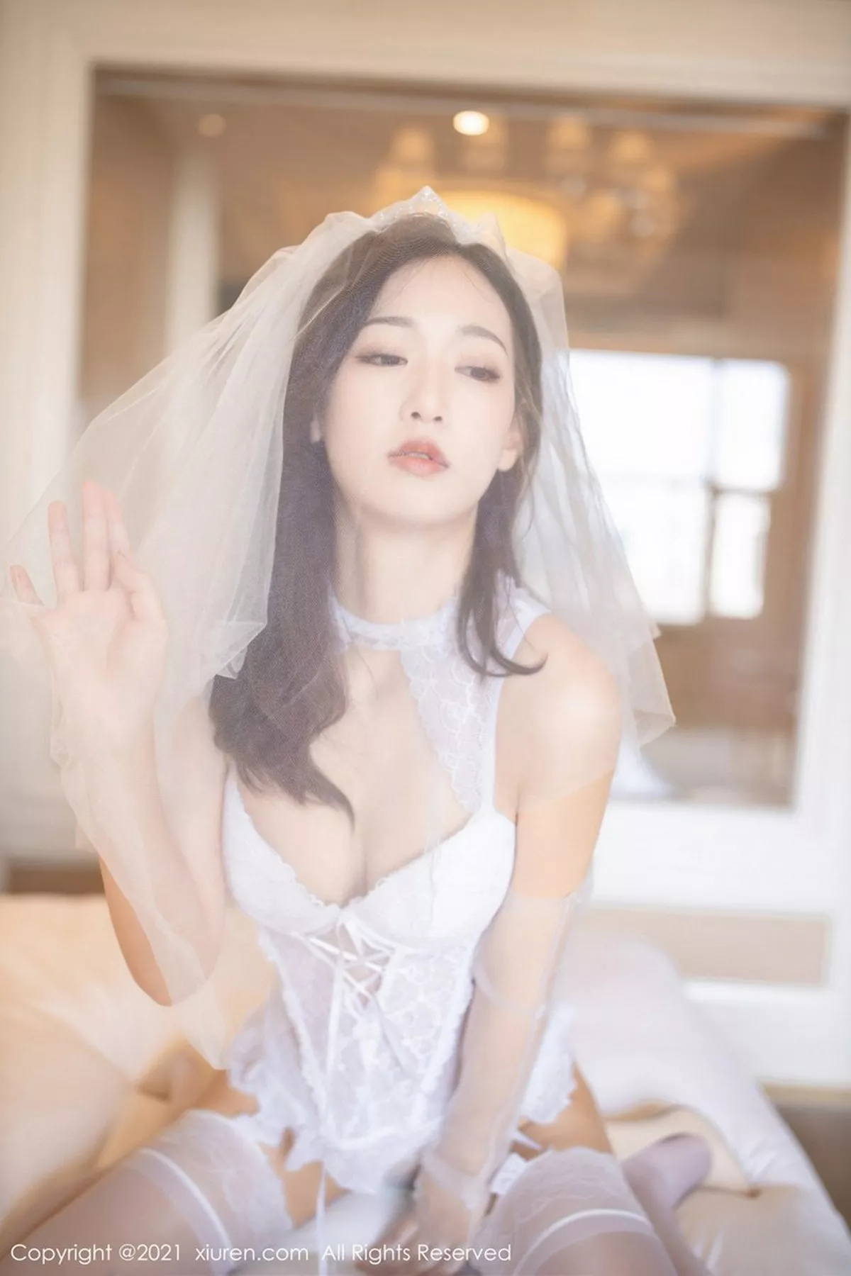 秀人集.com_[XiuRen秀人网]No.2968_嫩模唐安琪白色婚纱主题性感紧身内衣配吊带白丝袜完美诱惑写真66P