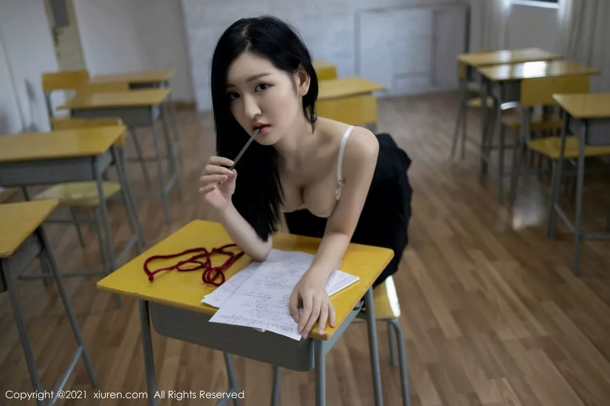 秀人集.com_[XiuRen秀人网]No.2970_女神沈梦瑶教室不良学生主题白衬衣配黑短裙撩人姿势诱惑写真60P