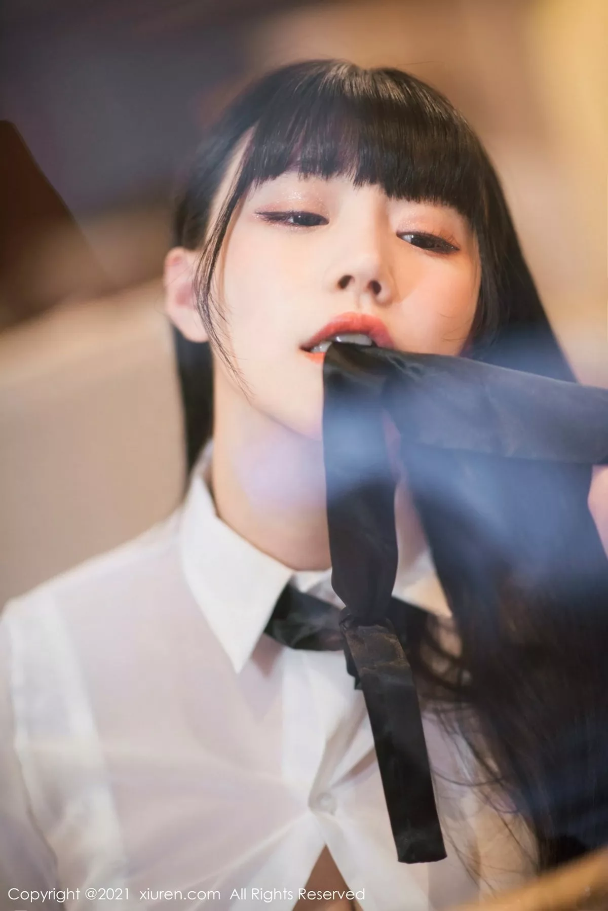 秀人集.com_[XiuRen秀人网]No.3038_女神朱可儿Flower图书馆主题脱白衬衣露完美身材撩人诱惑写真45P