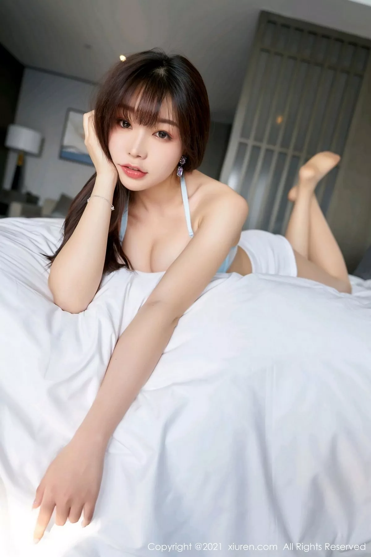 秀人集.com_[XiuRen秀人网]No.3058_女神芝芝Booty脱紫色毛绒镂空服饰露性感内衣肉丝裤袜诱惑写真62P