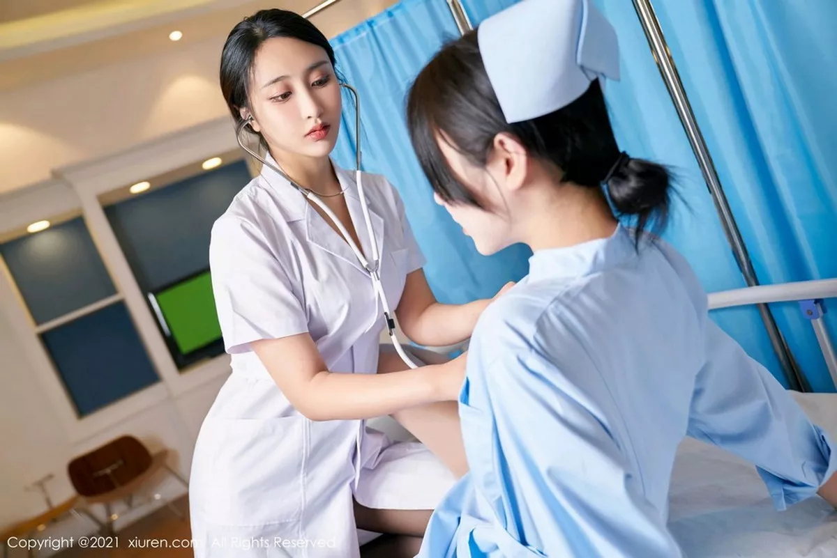 秀人集.com_[XiuRen秀人网]No.3060_嫩模九月生＆林子欣心愿旅拍医生护士剧情主题床上撩人诱惑写真85P