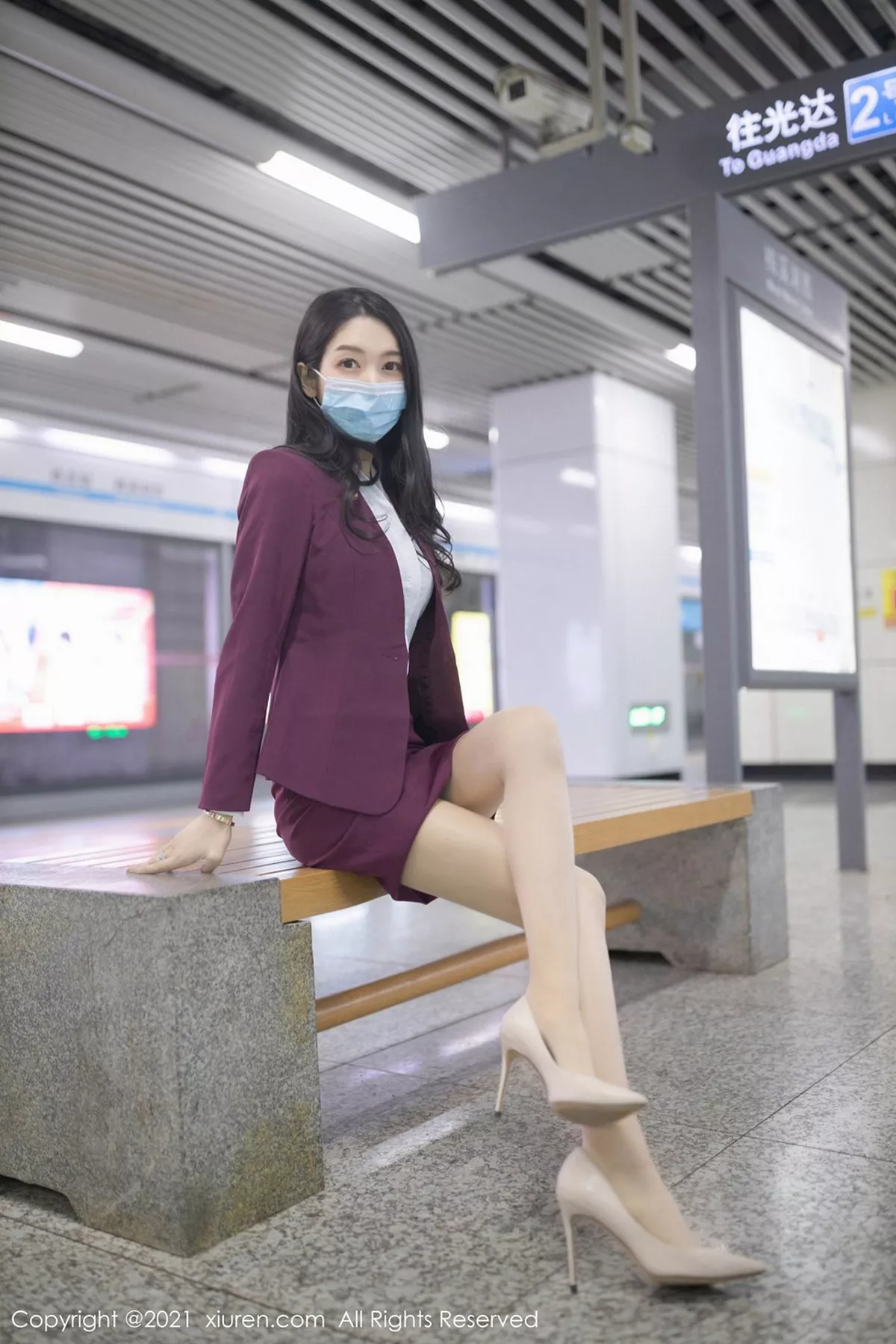 图片[2]-[XiuRen秀人网]第3092期小热巴写真-秀人集