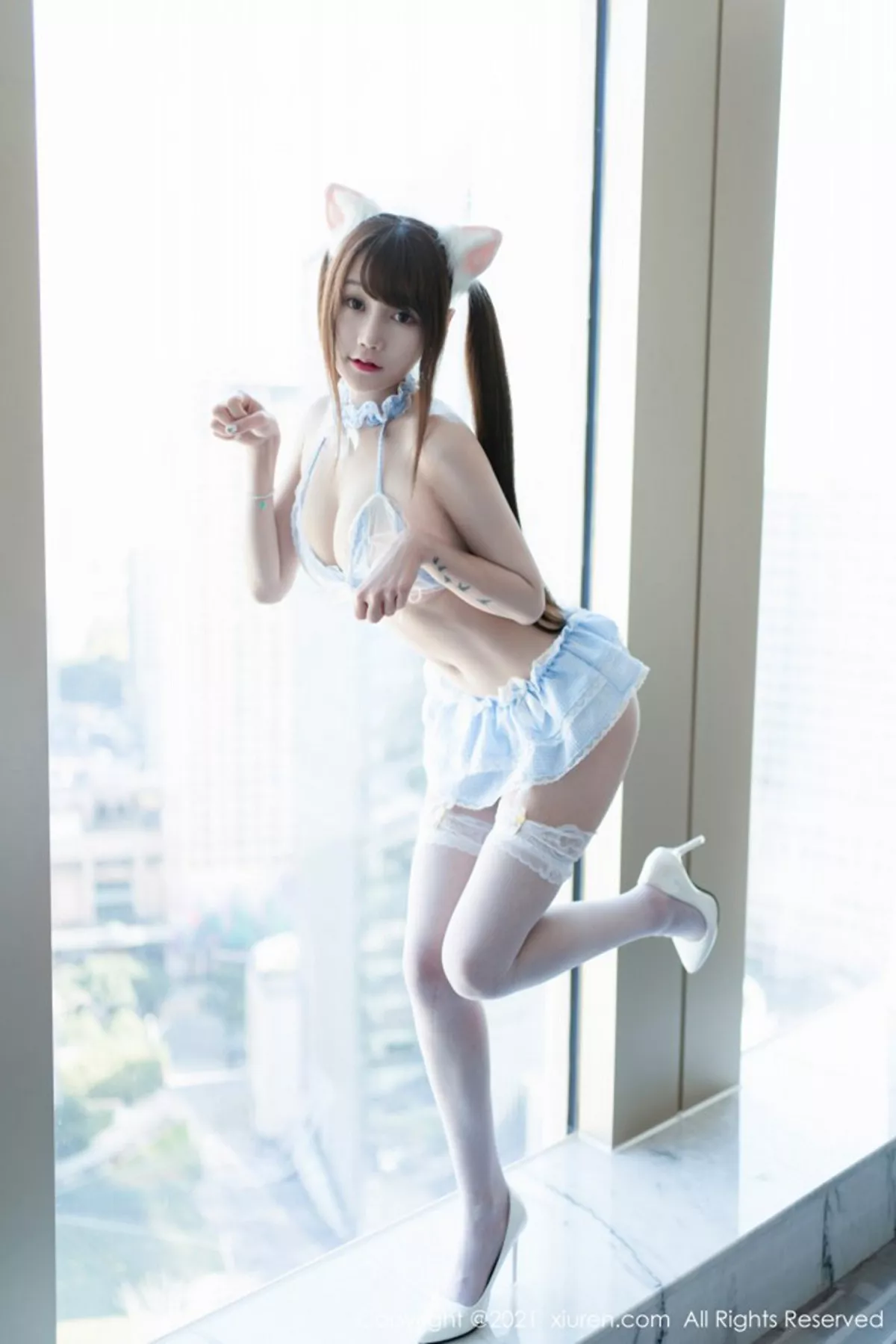 图片[3]-[XiuRen秀人网]第3130期星小兔写真-秀人集