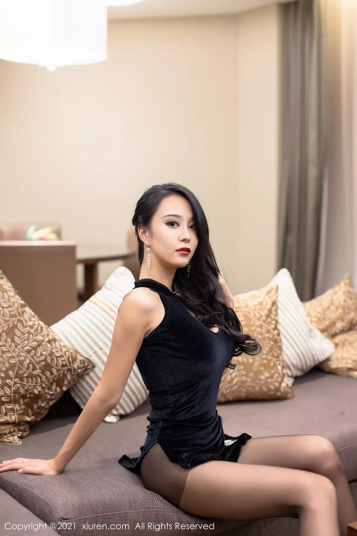 图片[2]-[XiuRen秀人网]第3239期蓝夏写真-秀人集