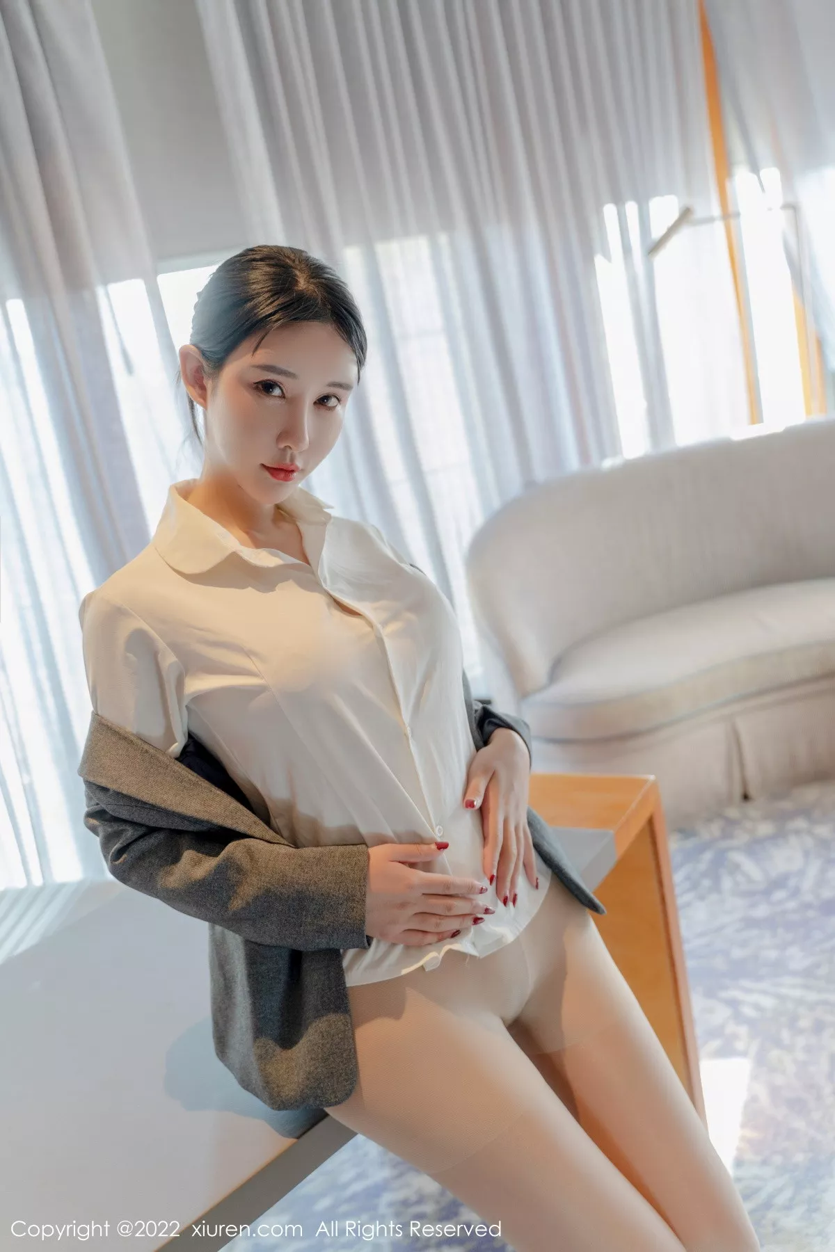 图片[4]-[XiuRen秀人网]第6054期夏沫沫写真-秀人集