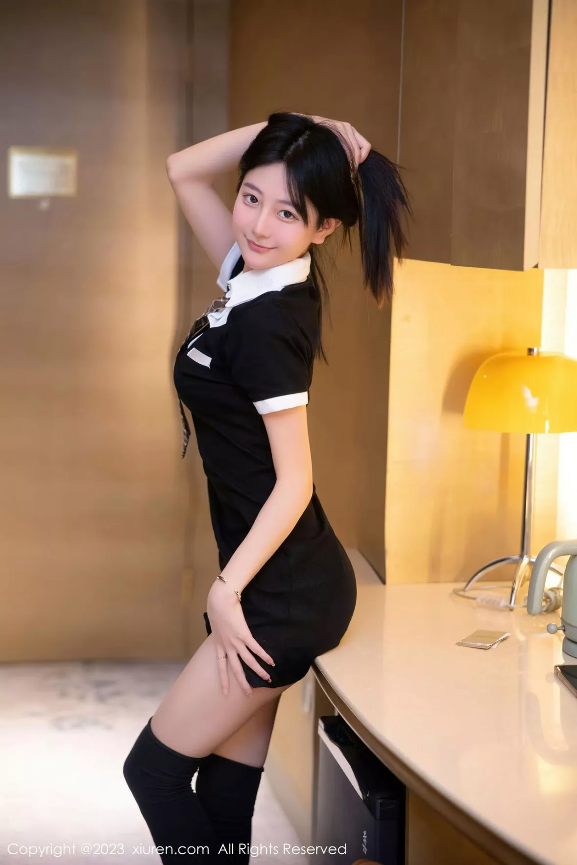 图片[4]-[XiuRen秀人网]第6210期谢小蒽写真-秀人集
