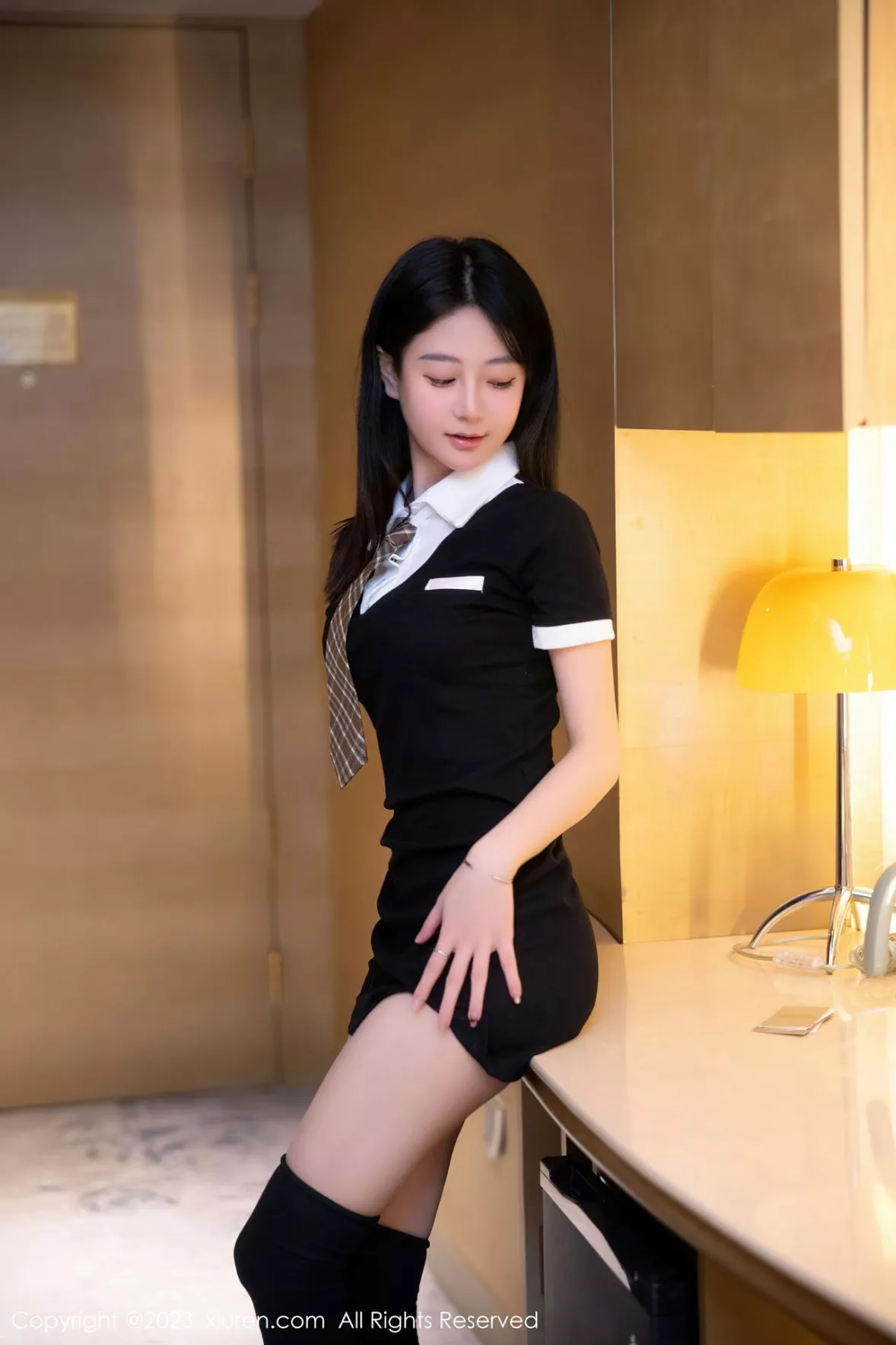 图片[3]-[XiuRen秀人网]第6210期谢小蒽写真-秀人集