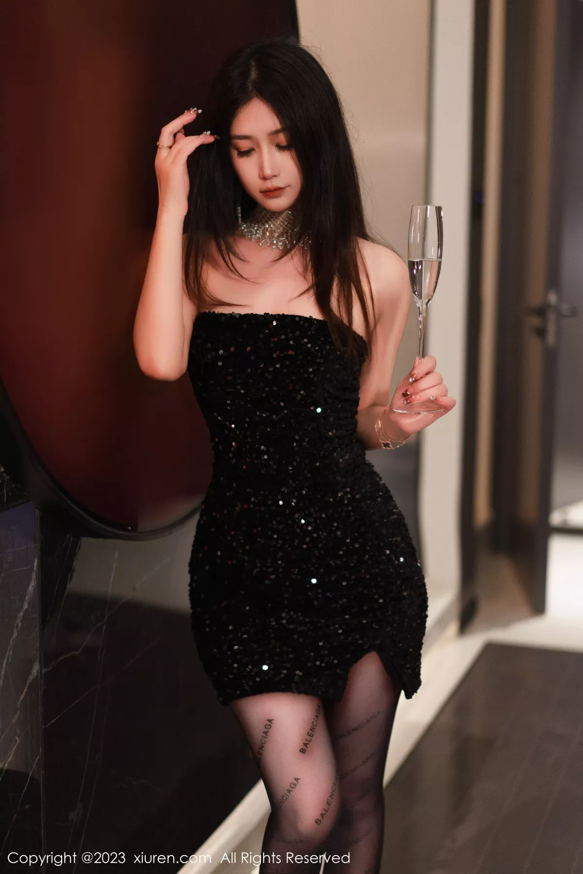 图片[4]-[XiuRen秀人网]第6244期阿姣写真-秀人集