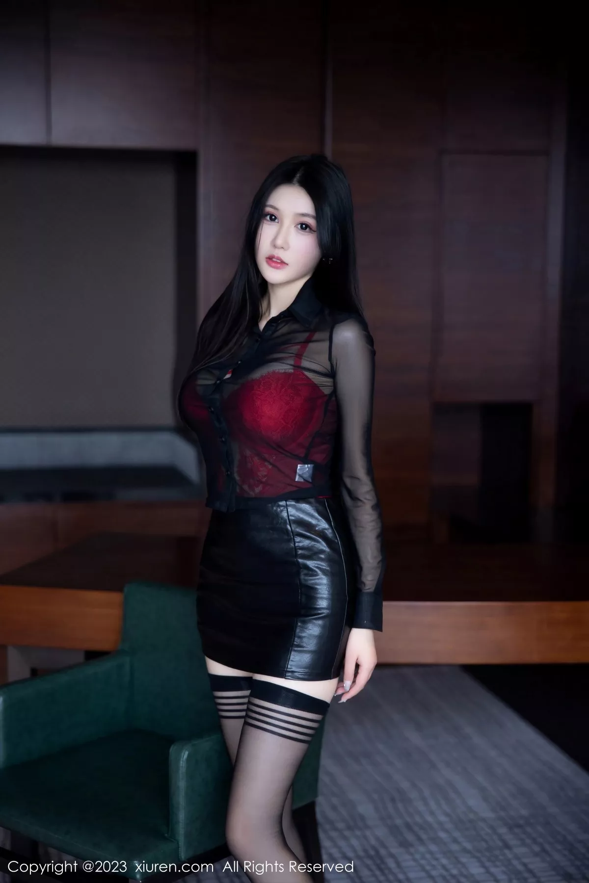 图片[2]-[XiuRen秀人网]第6332期桐桐写真-秀人集