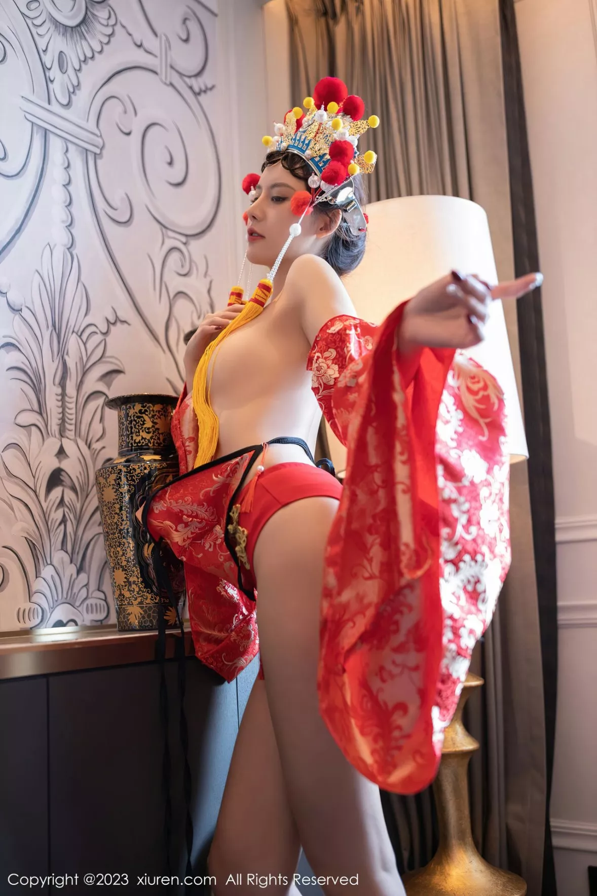 图片[6]-[XiuRen秀人网]第6308期就是阿朱啊写真-秀人集