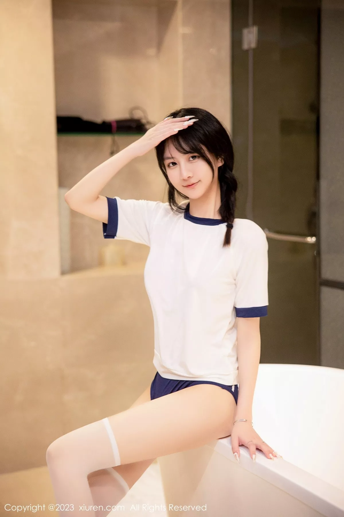 图片[7]-[XiuRen秀人网]第6447期谢小蒽写真-秀人集