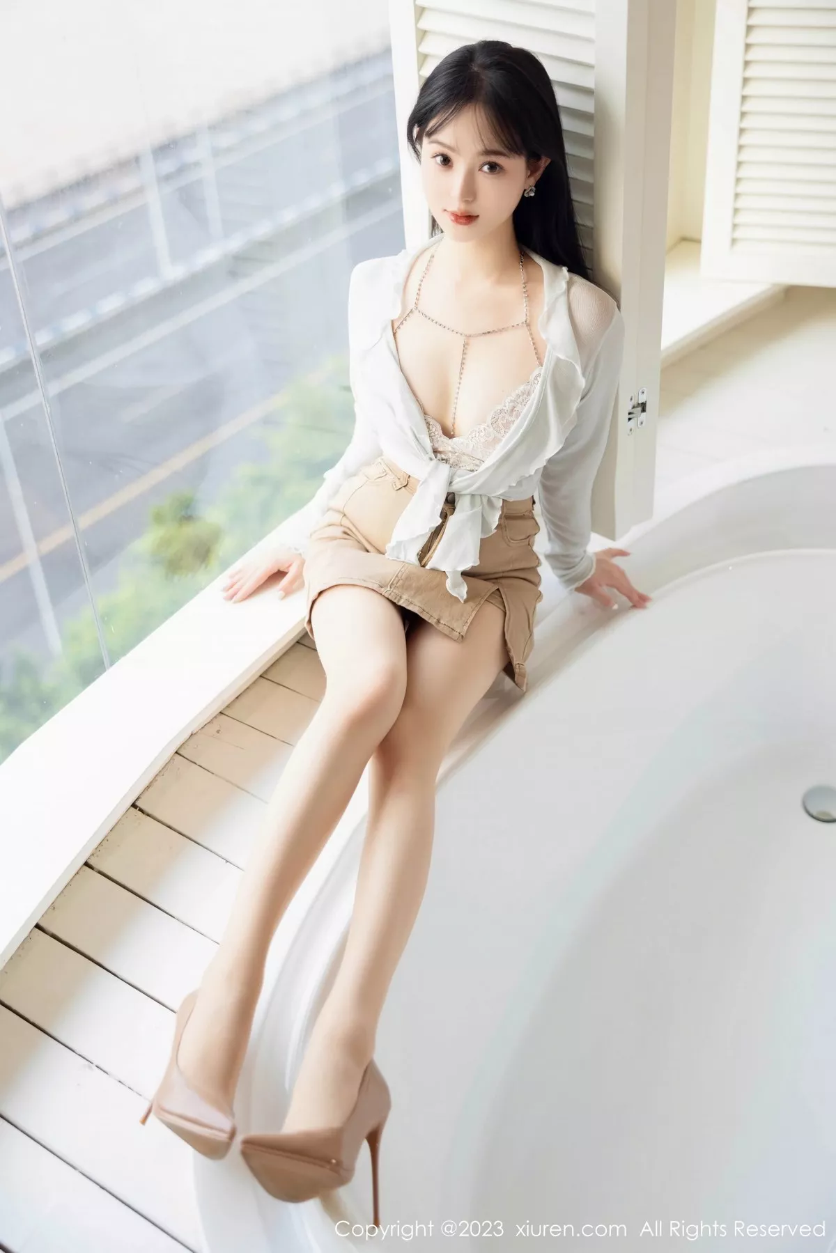 图片[2]-[XiuRen秀人网]第6995期柚琪写真-秀人集